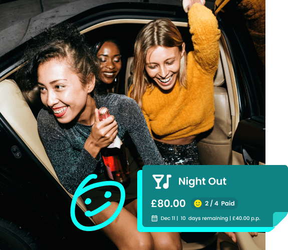 Share a night out with friends via TABBit