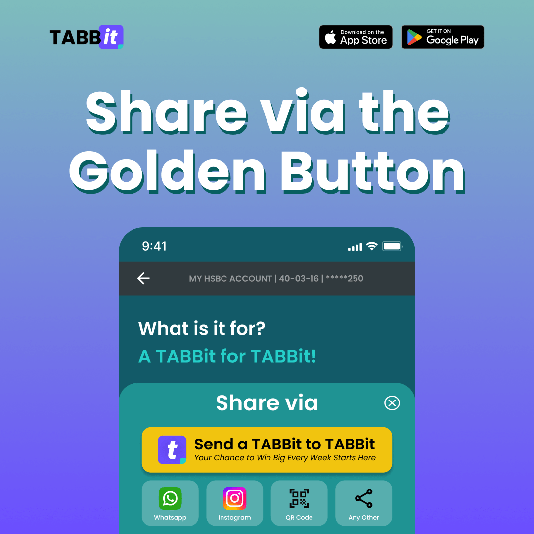 4. Share with Golden Button